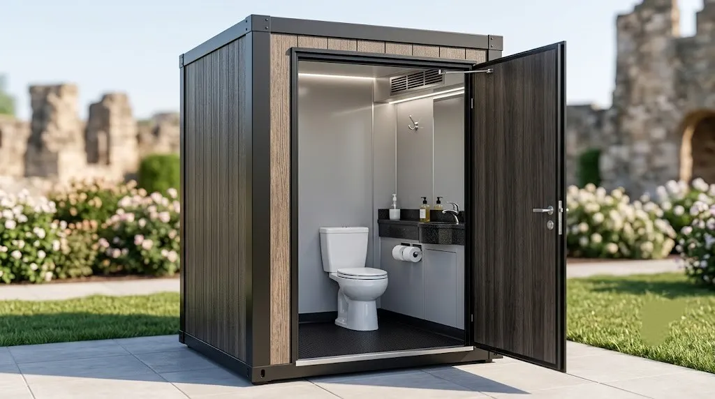 Deluxe Flushable Porta Potty in Newport Beach